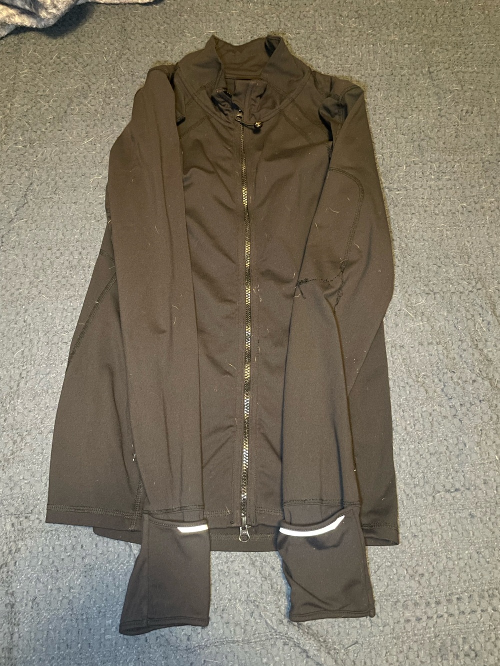 Kirkland Signature Black Full-Zip Bomber Jacket